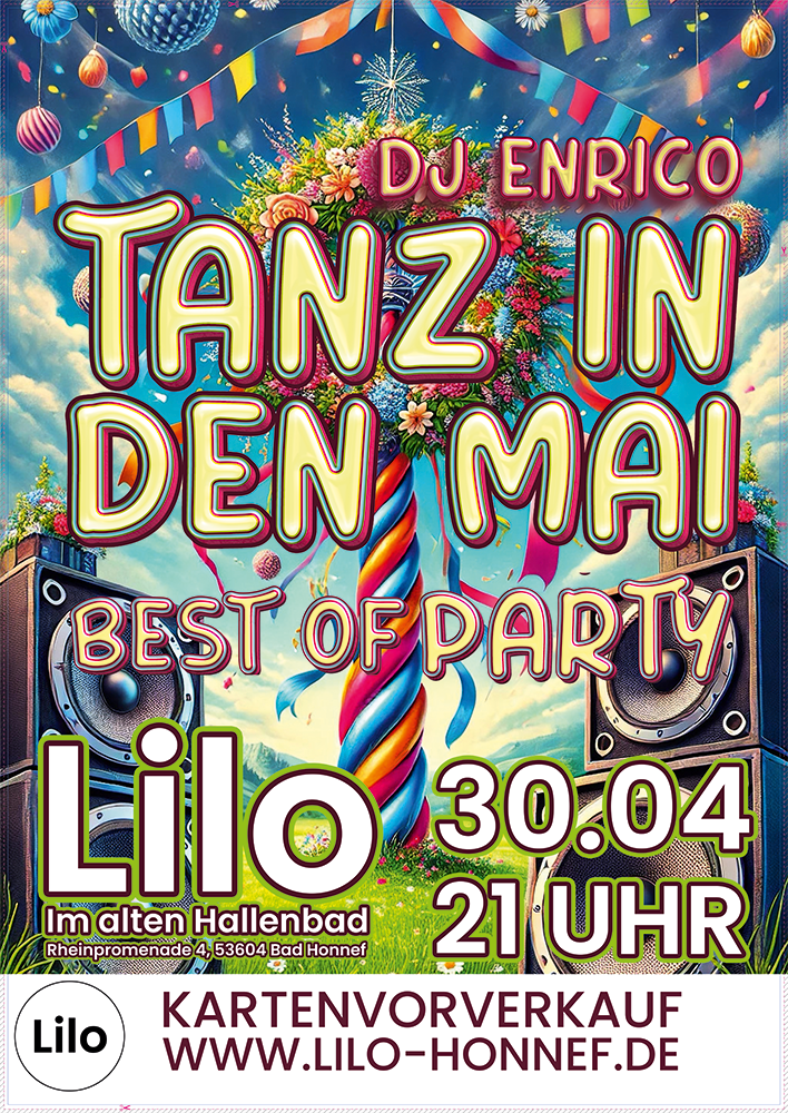 Tanz in den Mai – Die Frühlingsnacht im Lilo Bad Honnef