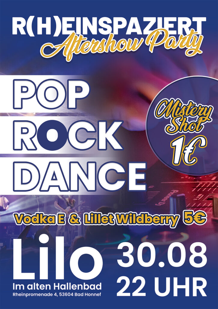Rheinspaziert Aftershow Party 2025 im Lilo