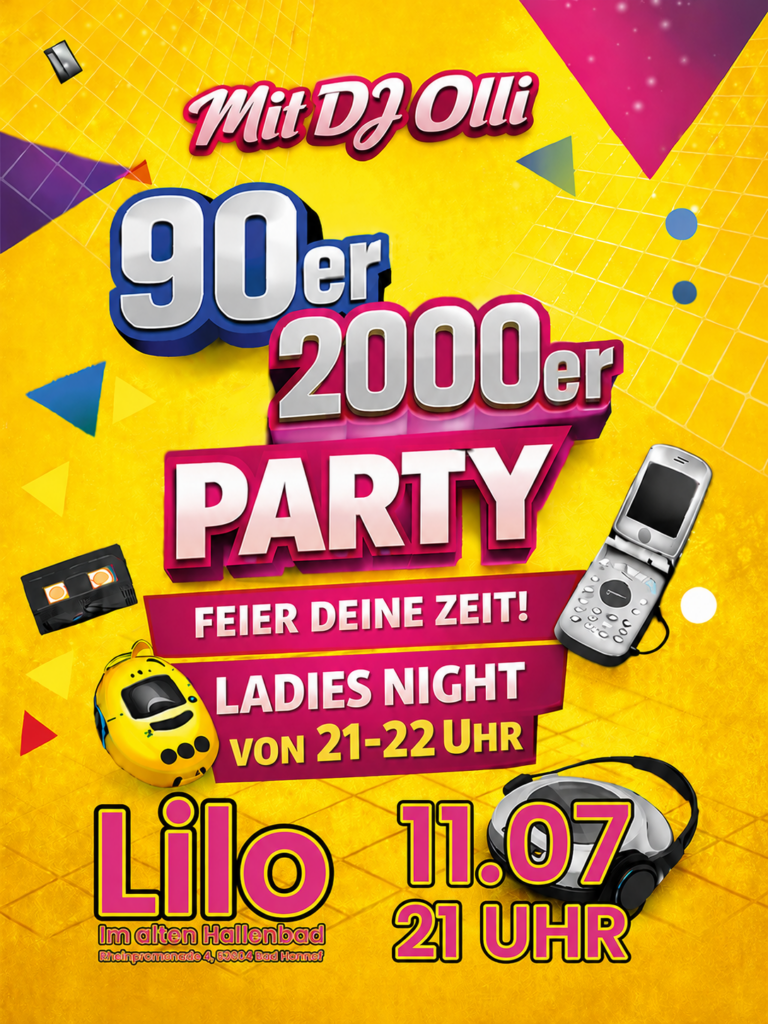 90er & 2000er Party im Lilo Bad Honnef mit DJ Olli von JetztFeiern